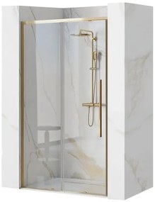 Ușă pentru dus Solar sticla securizata gold - 120x195 cm