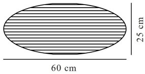 Abajur Nordlux VILLO E27 d. 60 cm albastru