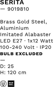 Pendul, Lustra suspendata LED SERITA 40cm