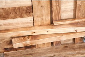 Masa extensibila, L160(290) 90 H80 cm, natur antichizat, lemn masiv