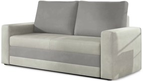 Canapea extensibila 2 locuri WAVE DUO, gri