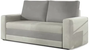 Canapea extensibila 2 locuri WAVE DUO, gri