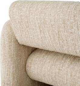 Fotoliu modern LUX Vesper, Boucle sonata cream