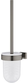 Grohe Essentials perie de toaleta insurubat Brushed Hard Graphite 40513AL1