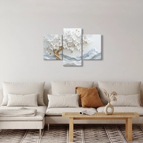 Tablou – Arborele vieții 3D elegant (90x60 cm)