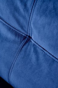 Fotoliu recliner Felipe 2 velvet bleumarin H103 cm