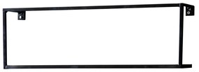 Raft WOOOD Meert, lungime 50 cm, negru