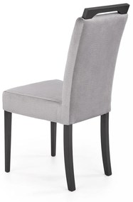 Scaun Clarion 2 velvet gri/negru Monolith 85