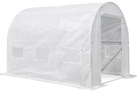 Cort din folie 200x200x300 cm cu cadru ranforsat + folie albă