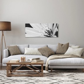 Tablou - Floare albă și neagră (120x50 cm)