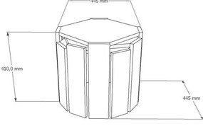 Set 3 măsuțe cafea Lorizolla (antracit + nuc). 1106450