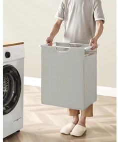 Coș pentru rufe REX alb