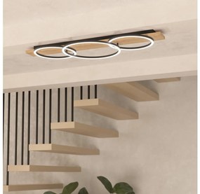 Plafonieră LED Eglo 901717 BOYAL 3xLED/12W/230V 3000K bej/negru