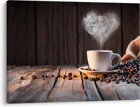 Tablou - Timp pentru cafea (70x50 cm)