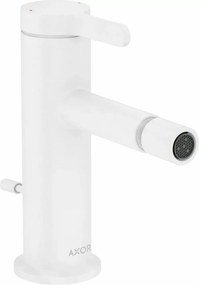 Baterie bideu Hansgrohe Axor One alb cu ventil pop-up