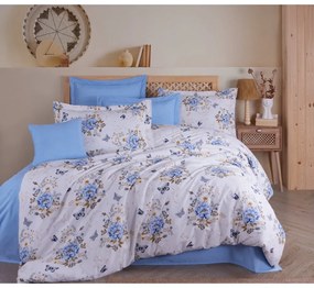 Lenjerie de pat albă din bumbac ranforcé pentru pat de o persoană 140x200 cm Aylin – Mijolnir