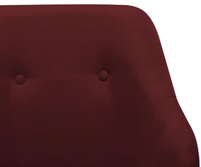 Scaun balansoar, rosu vin, material textil 1, Bordo