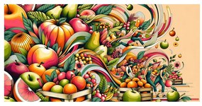Tablou recoltă de fructe