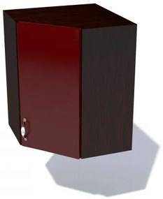 Corp superior 57 colt cu 1 usa Zebra MDF rosu simplu