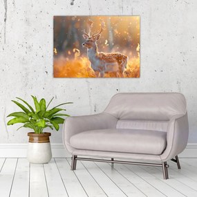 Tablou - Cerb în câmp (70x50 cm)