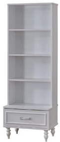 Biblioteca Juliette pentru Camera Copiilor 60x39x171 cm ,   Eleganta Clasica si Organizare Practica