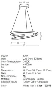 Lustra design modern circular LED ROTUNDA