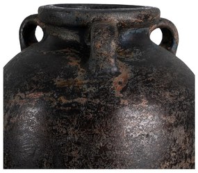 Vază maro închis din teracotă înaltă (înălțime 60 cm) Artem – Ixia