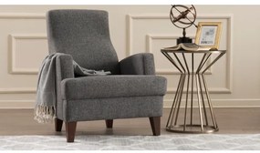 Fotoliu PULA, gri închis