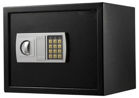 Seif digital, dimensiune mare, negru