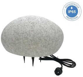 Lampă decorativă de exterior LUMISTONE, 1xE27/15W/230V, IP65, Ø 38 cm