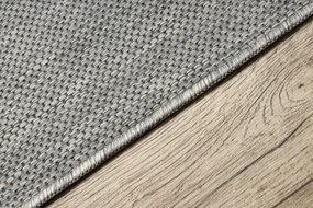 Covor SISAL SION A5165A Melanj țesute plate gri
