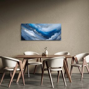 Tablou - Abstractizarea oceanului (120x50 cm)