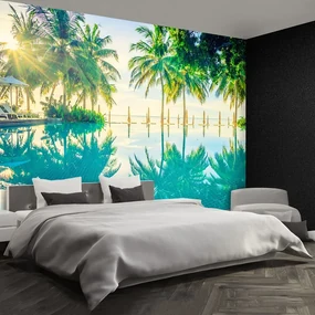 Fototapet Palms Pool