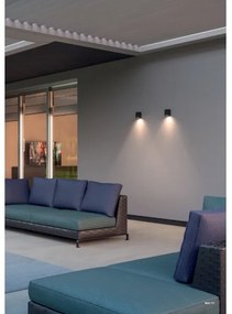Redo 90527 - Aplică de perete BRIO pentru exterior, LED, 6 W, 230 V, 3000 K, IP54, antracit