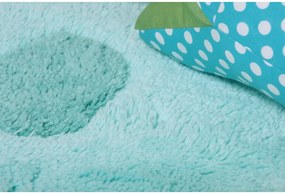 Covor pentru copii Nattiot Nimbus, 75 x 115 cm, albastru