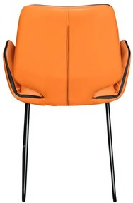 Scaun Cu Brate Living, Brate Leeds, Light Cognac, 47.5 x 61 x 84.5 Cm