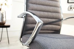 Scaun de birou elegant Big Deal gri