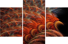 Tablou - Pene de imitație abstractă (90x60 cm)