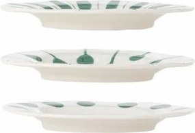 Farfurie verde din ceramică – Linora