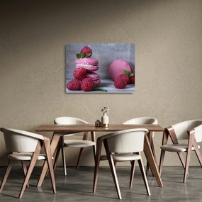 Tablou pe sticlă cu macarooni (70x50 cm)