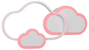 Corp de iluminat pentru copii alb 52x25 cm Cloudy – Trio