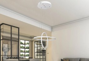 Lustra LED suspendata design modern circular Donatella 40cm