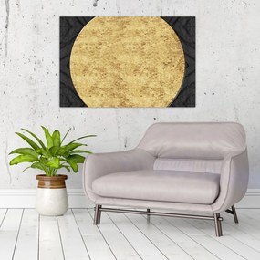 Tablou - Structura de aur N⁰2 (90x60 cm)