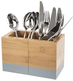 Suport pentru ustensile de bucătărie din bambus – Orion