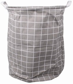 Cos pentru jucarii si rufe Culoare alb-gri, CUBE