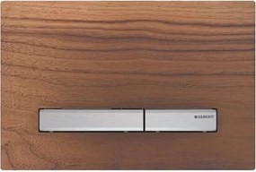 Clapeta de actionare Geberit Sigma50 nuc american/ clape cromate