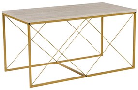 Masă de cafea Defne Gold Travertine