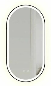 Oglinda cu iluminare Led Tutumi OVL 50x100 cm negru