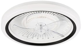 Plafonieră LED cu ventilator GEMMA LED/37W/230V alb + telecomandă