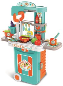SET BUCATARIE INTR-O VALIZA, CU SUNETE SI LUMINI RS TOYS - RS TOYS (RS11705)